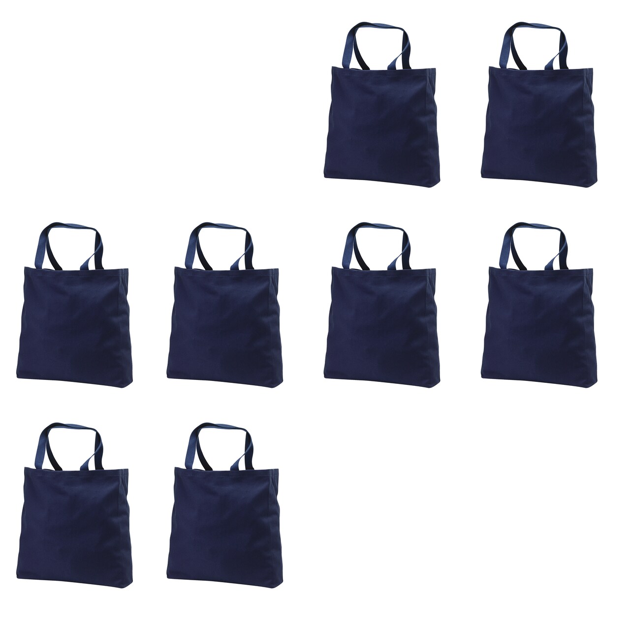 Multipack Heavy Canvas Twill Convention Bag | Reusable Blank Party Favor Tote Bags for Daily Use | Raheev®